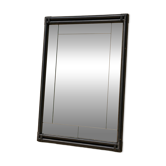 Miroir vintage italien en bambou par Gasparucci Italia – années 80