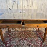 Louis Philippe style oak desk or table