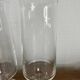 Set of 5 crystal champagne flutes from the 1970s.