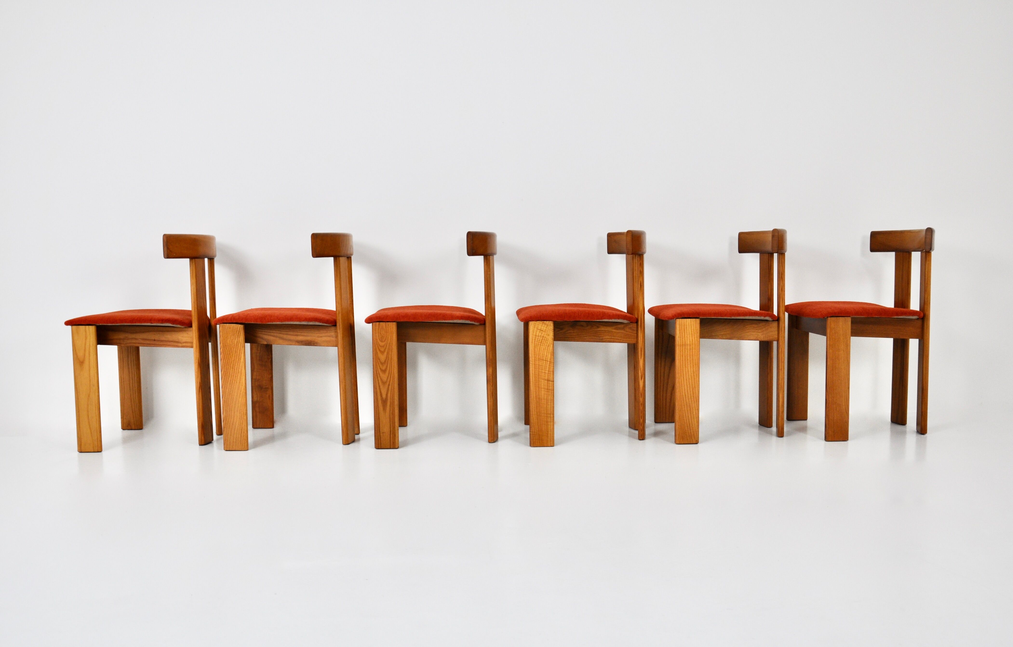 Dining chairs by Luigi Vaghi for Former, set of 6, 1960s