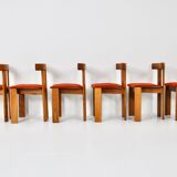 Dining chairs by Luigi Vaghi for Former, set of 6, 1960s