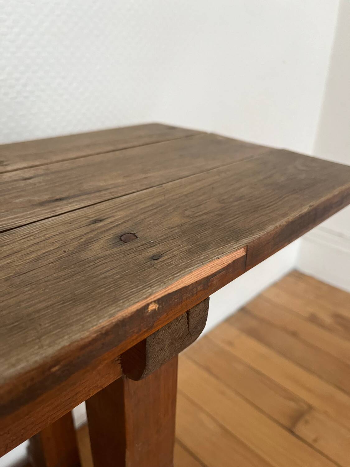 Vintage wooden bench