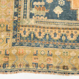 5x9 Rustic Primitive Vintage Handknotted Rug, 266x163Cm