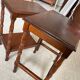 2 tables gigognes en bois pied moulé