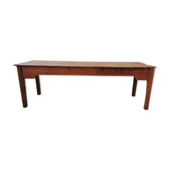 Old Catalan farmhouse table of 2m45