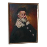Painting Portrait Woman Signed P. CAPUTO