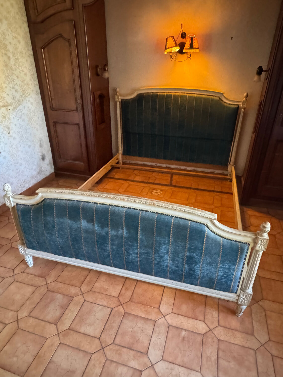 Antique French Double Bed Louis XVI