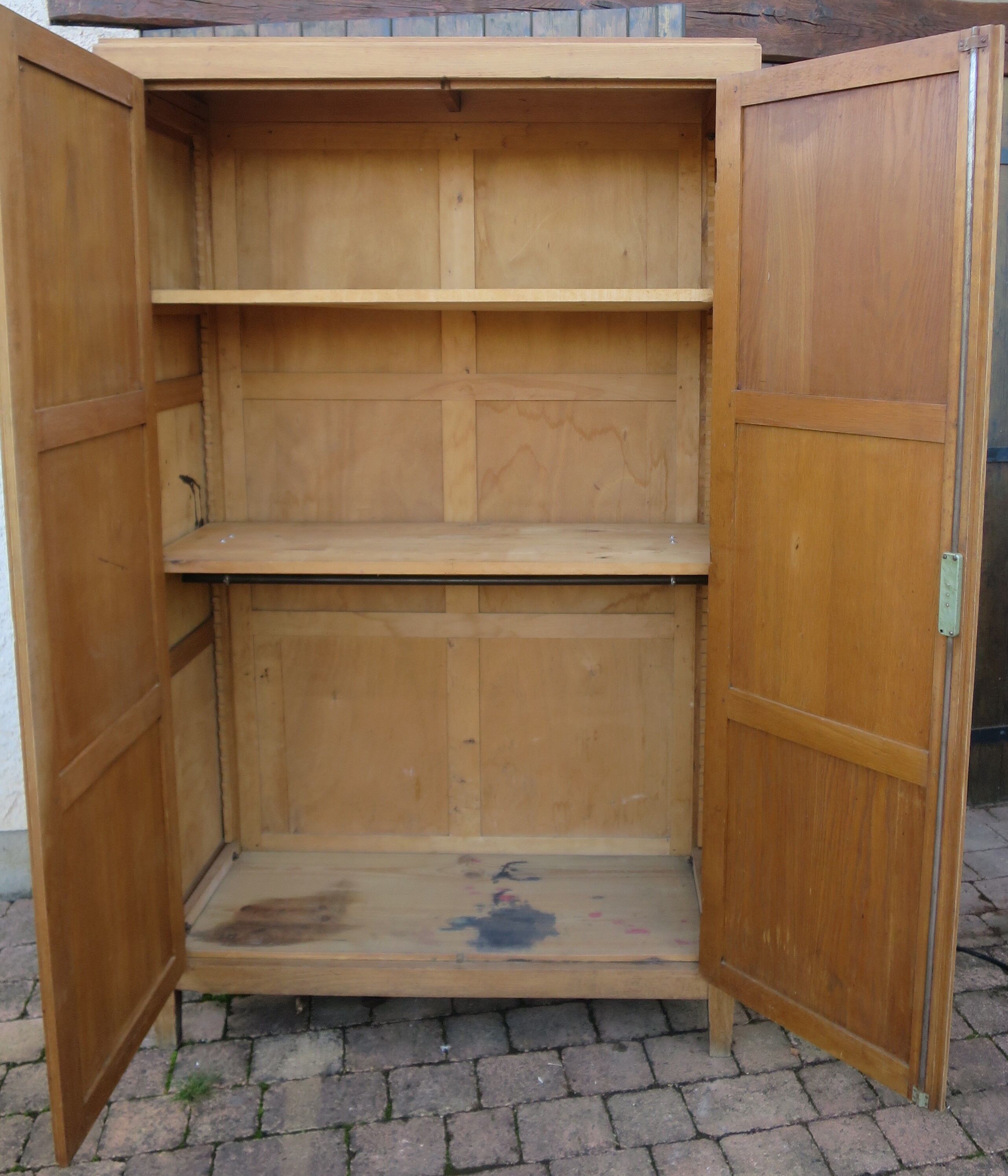 Parisian cabinet vintage solid oak