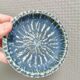 Ashtray in blue hares fur glaze from Rörstrand Sweden, by Gunnar Nylund
