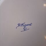 Set of 4 speaking plates in Saint Clement porcelain