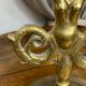 Chandelier, forme sirène, en bronze 