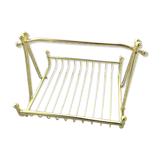 Gold magazine rack