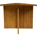 Vintage pine coffee table / side table in a minimalist organic design