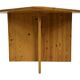 Vintage pine coffee table / side table in a minimalist organic design