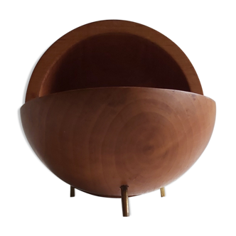 Aldo Tura 50's wooden hollow cut