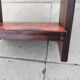 Vintage 1970s pedestal table ceramic