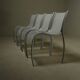 Set of 4 FPE chairs by Ron Arad for Kartell 1990s
