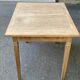 Louis XVI dining table renovated in raw wood from the 19th century