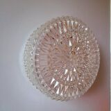 Glass wall or ceiling light from the 1970s.