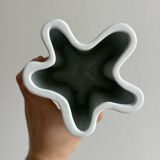 White porcelain vase