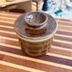 Antique ceramic butter dish