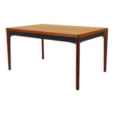 Teak extending dining table Henning Kjærnulf, Vejle, 1960s