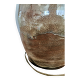 Enamelled stoneware lamp base