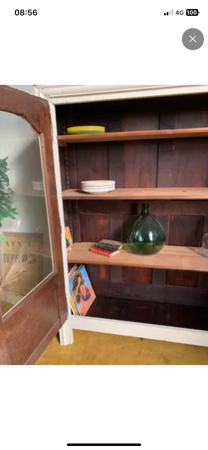 19th century Parisian glazed dresser