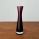 German mid-century diabolo glass vase from the 1960s.