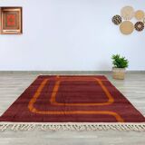 Handmade pure wool rug, size 2/3 m.