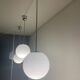 3 Giso ball pendant lights by Gispen