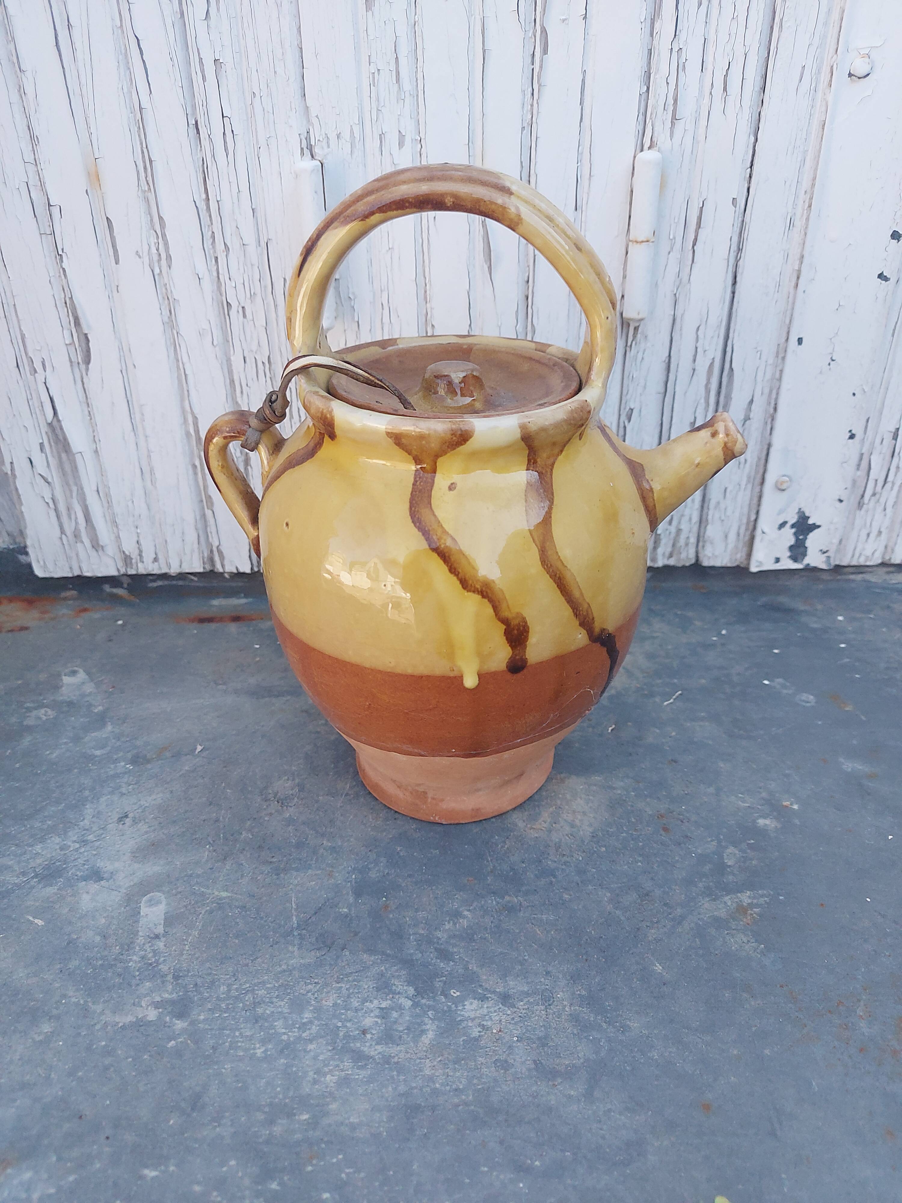 Ceramic jug, gargoulette, provence