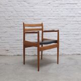 Rare armchair in oak by Jos De Mey for Van Den Berghe-Pauvers, 1960s