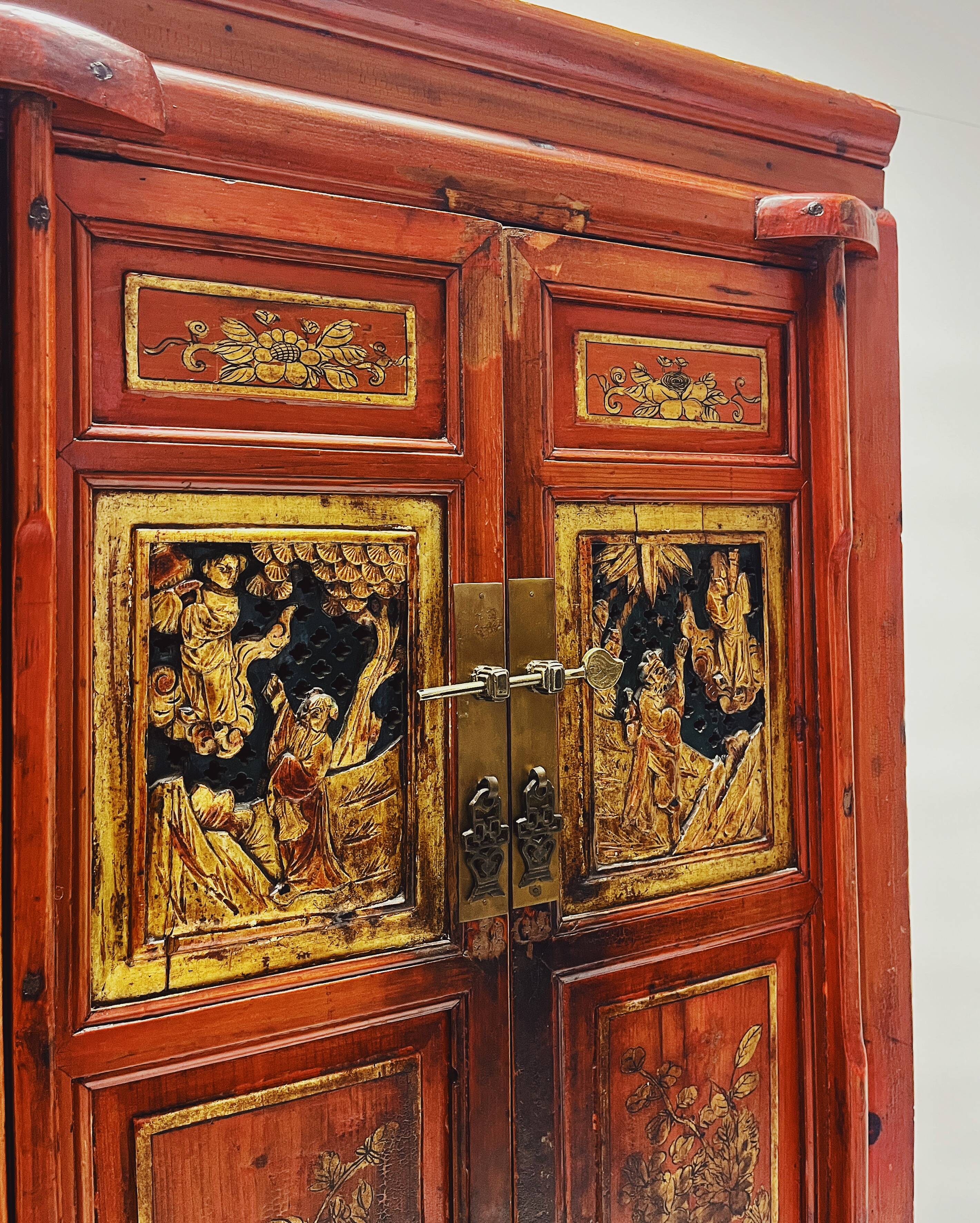Antique Chinese wooden cabinet