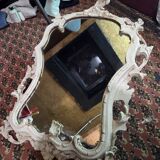 Antique 19th Century Dutch Trumeau Mirror – Rococo Style