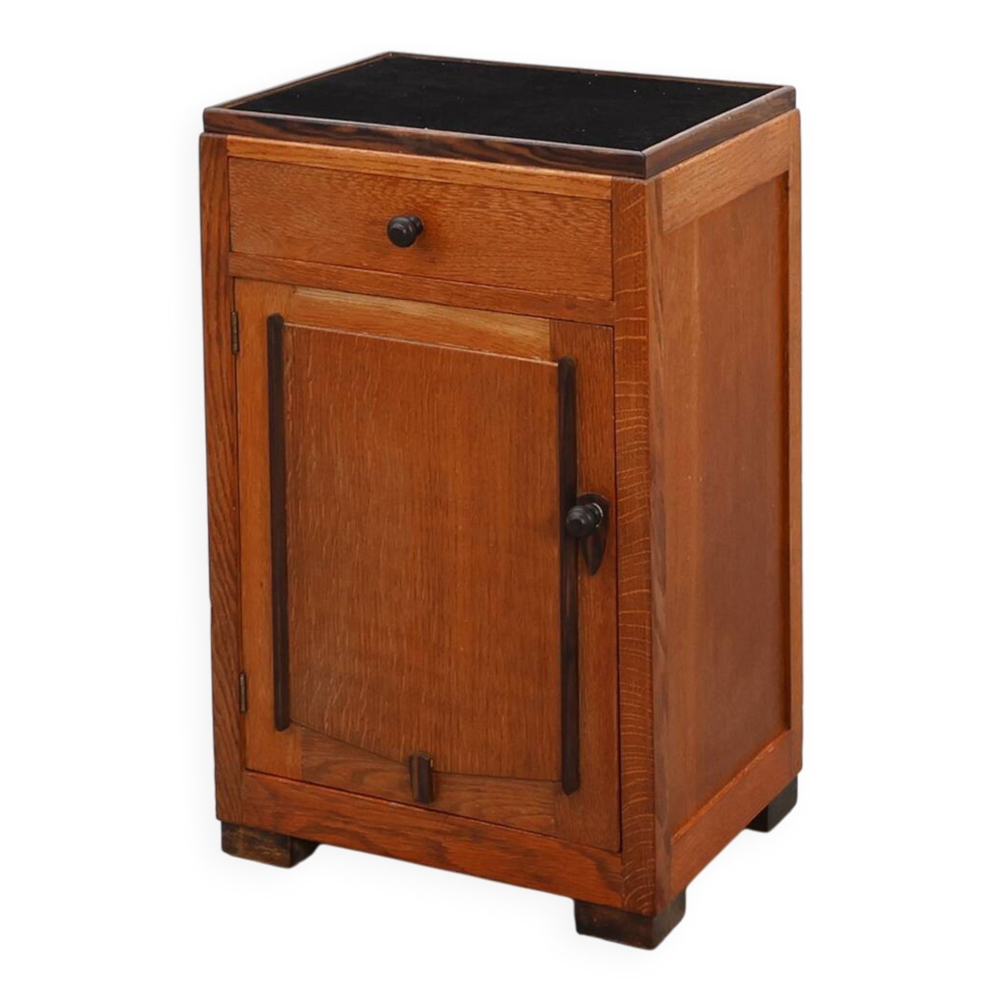 Table de nuit Art Nouveau "Amsterdamse School", Pays-Bas vers 1925