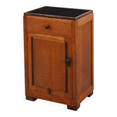 Art Nouveau “Amsterdamse School” Nightstand, The Netherlands ca. 1925