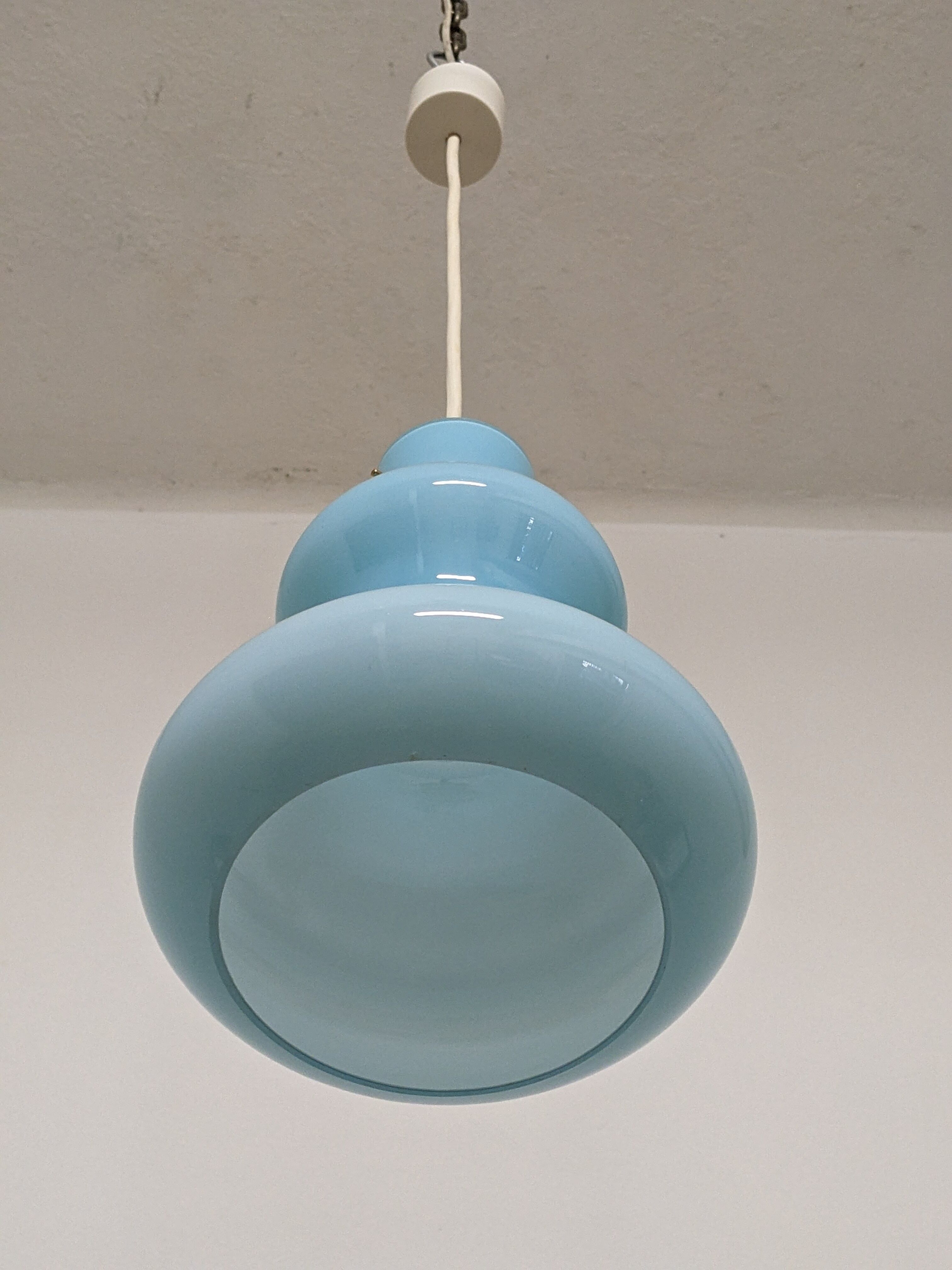 Blue opaline suspension from the 50s/60s