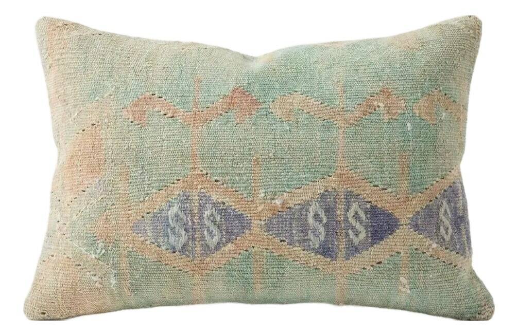 Vintage kilim cushion cover 41x61 cm