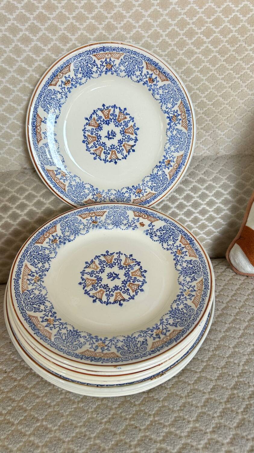 10 Longwy Rouennais iron earth plates