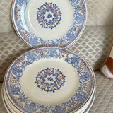 10 Longwy Rouennais iron earth plates