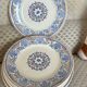 10 assiettes terre de fer Longwy Rouennais
