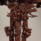 Jardinière ancienne néo-baroque en noyer, Suisse '800