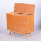 Restored Midcentury Hinged Storage Cabinet, Ash, Jitona Sobeslav, Czechia, 1950s