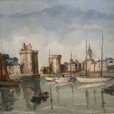 Tableau « La Rochelle » signé