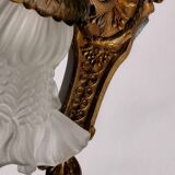Antique bronze wall light