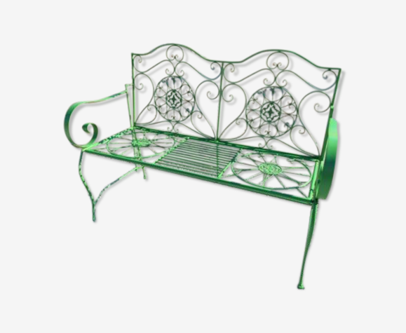 iron garden bench