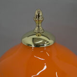 Postmodern orange glass table/floor lamp, 2000s