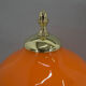 Postmodern orange glass table/floor lamp, 2000s