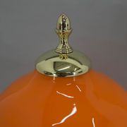 Postmodern orange glass table/floor lamp, 2000s